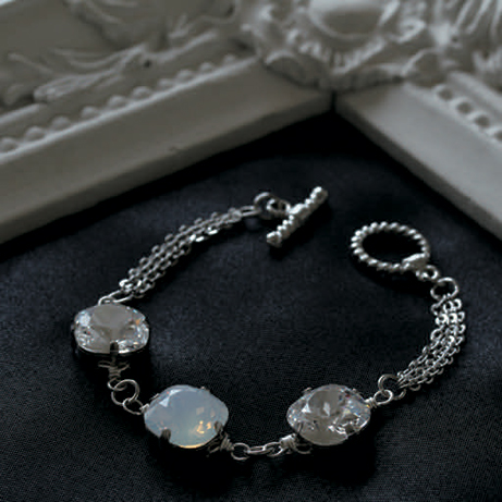 チェーンブレスレット クリスタル付き クリスタルチェーンブレスレット（YI-666） | ユザワヤオリジナル