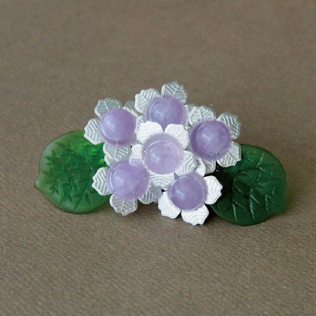 大きな花の帯留め（YA-317）