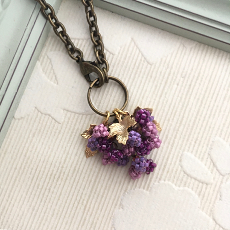 ぶどうのバッグチャーム（YN-767） | ユザワヤオリジナルレシピ