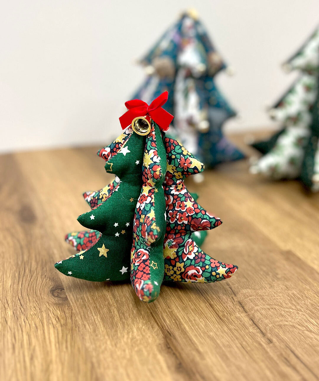 生地でつくるクリスマスツリー